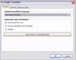 Translator Options