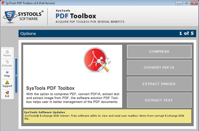 SysTools PDF Toolbox